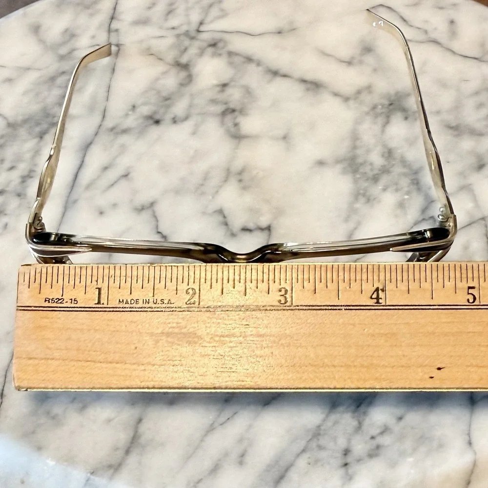 NEW! 50s VTG Universal MCM Cat Eye Women Eyeglass Frames Eye Glasses Brown Gold